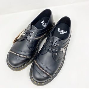 Doc Martens Bex Zip 1461 Moto Leather Shoe 9